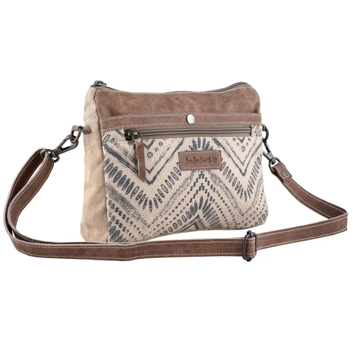 womens crossbody cream and grey crossbody bag at the rustic barn in killingworth ct