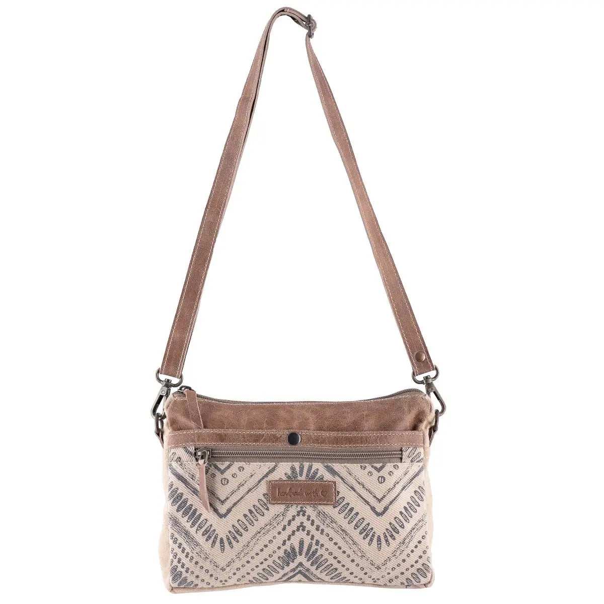 womens crossbody cream and grey crossbody bag at the rustic barn in killingworth ct