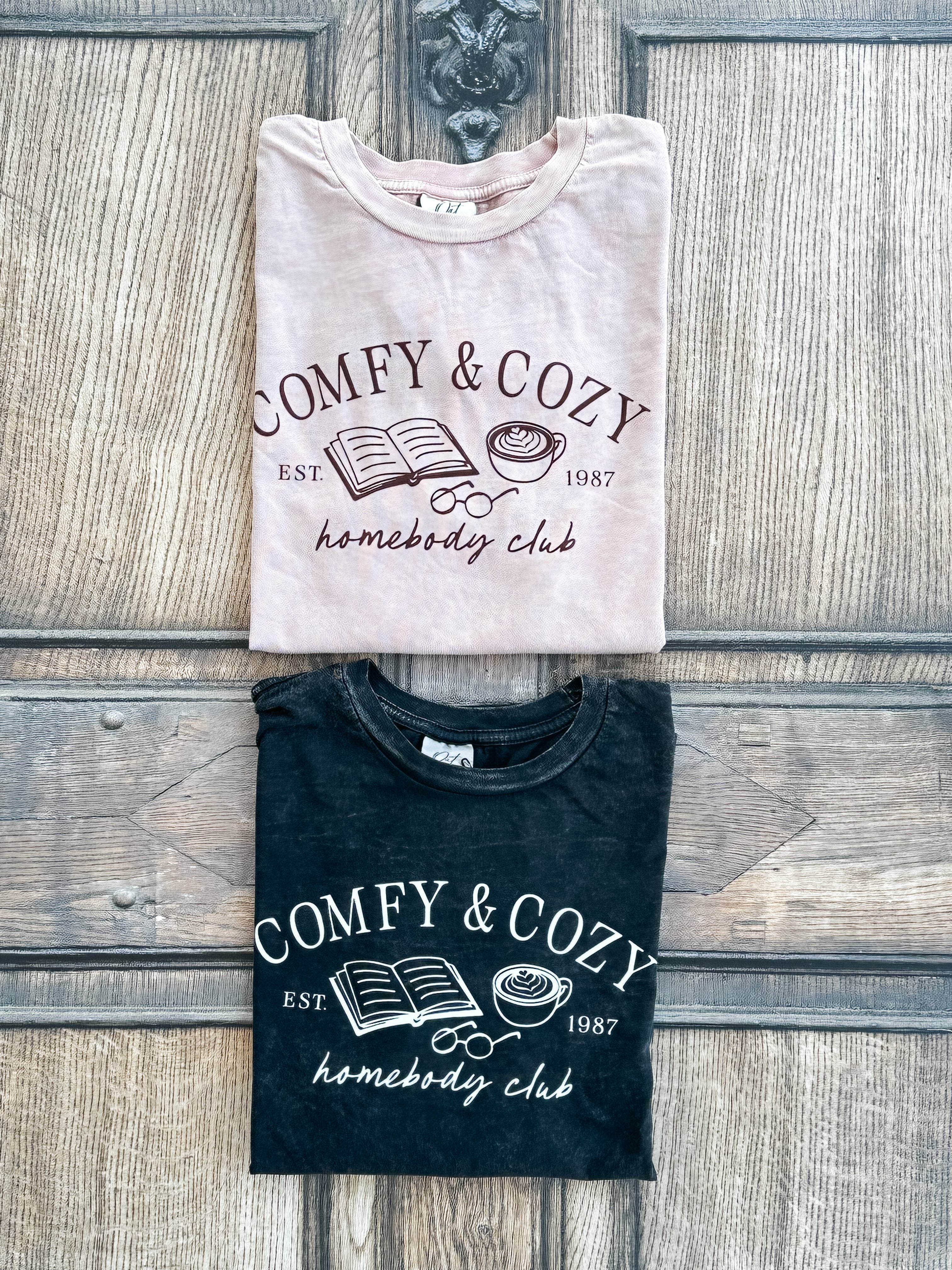 women's long sleeve cotton shirt for fall with saying on front at The Rustic Barn in Killingworth CT