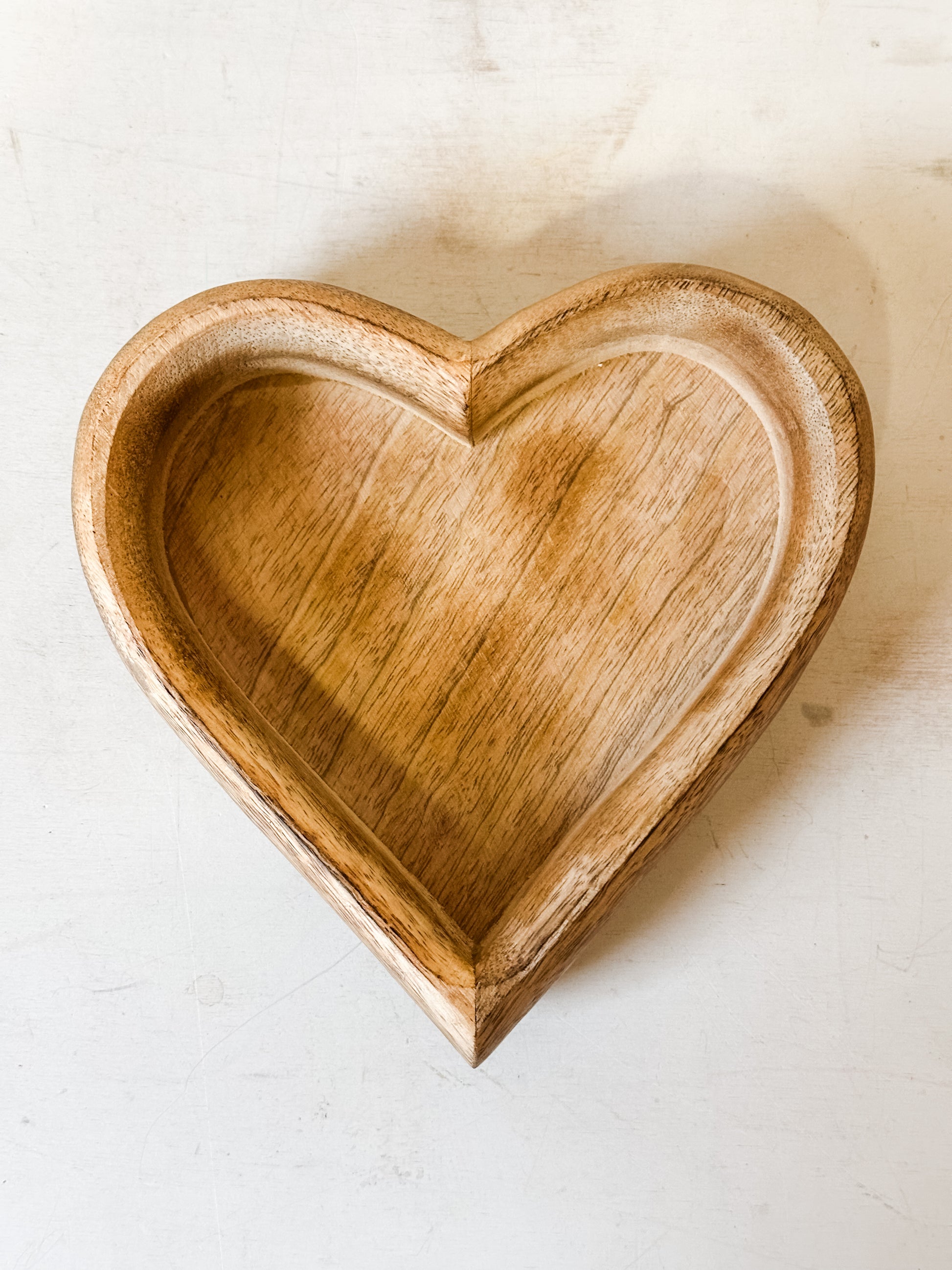 wooden heart shaped tray at The Rustic Barn in Killingworth, CT