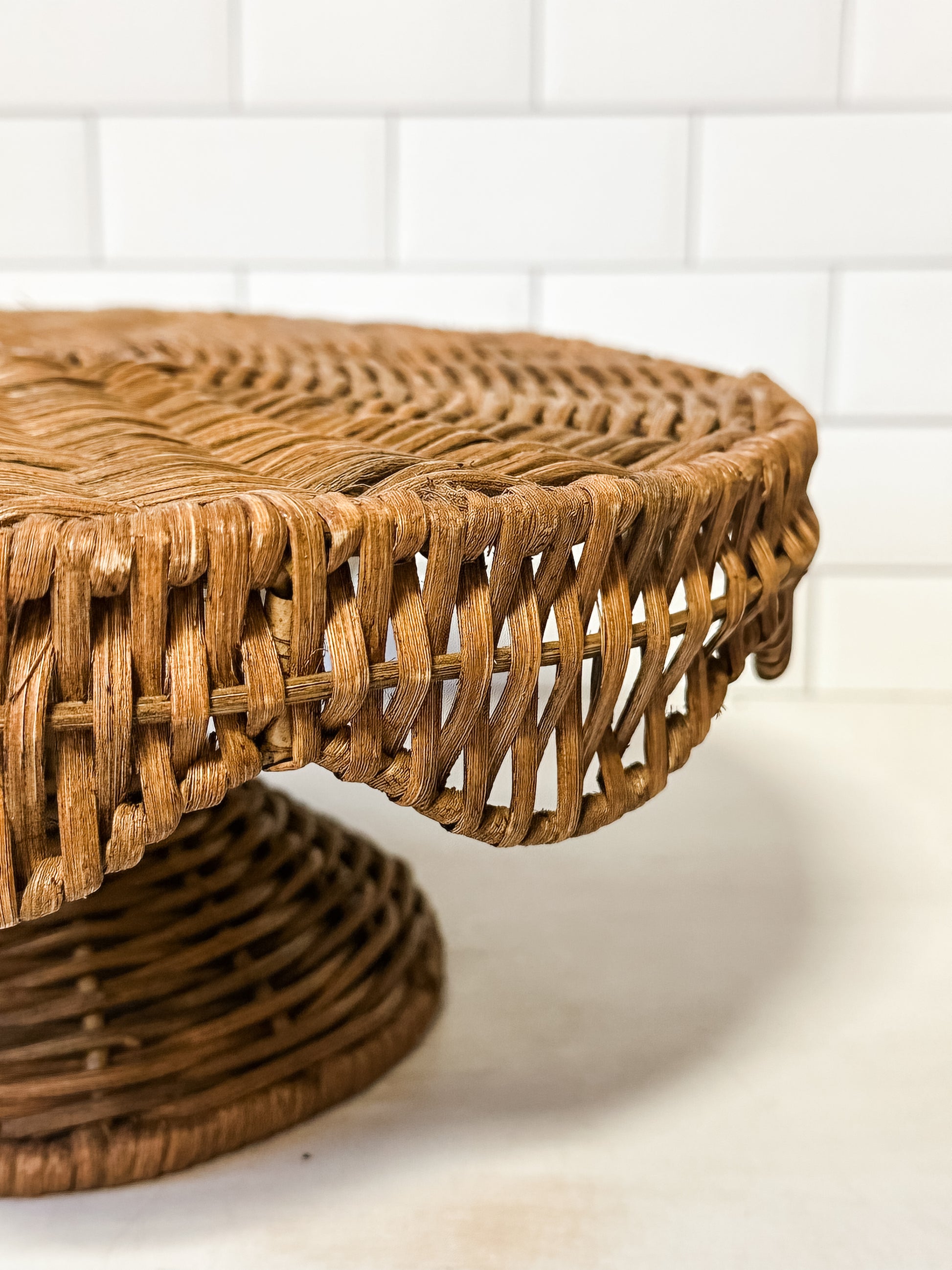 woven riser at The Rustic Barn in Killingworth CT