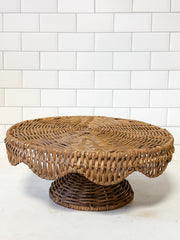 woven riser at The Rustic Barn in Killingworth CT