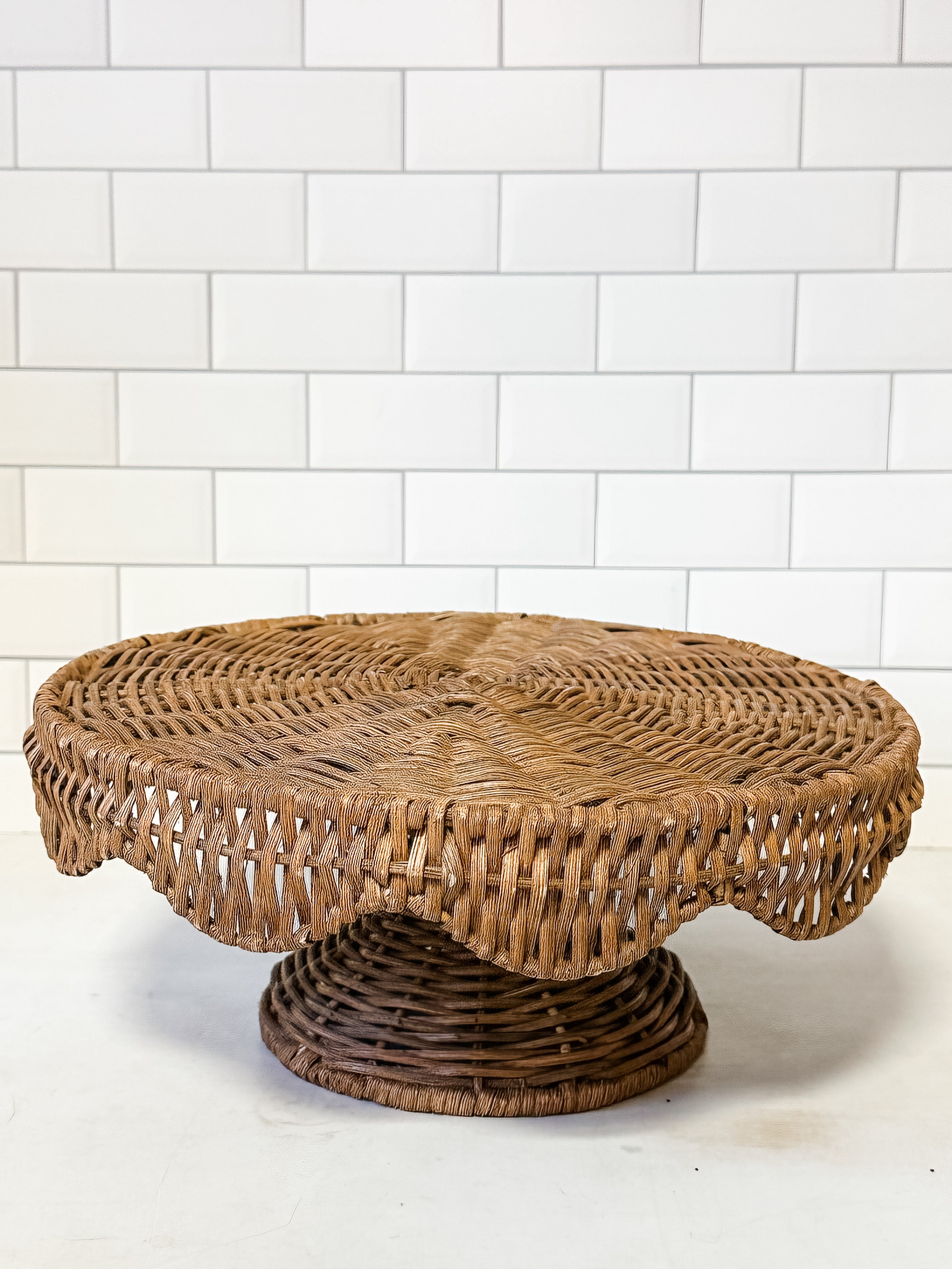 woven riser at The Rustic Barn in Killingworth CT