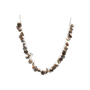 72"L x 4"H Birch Bark Snowflake Garland, Natural