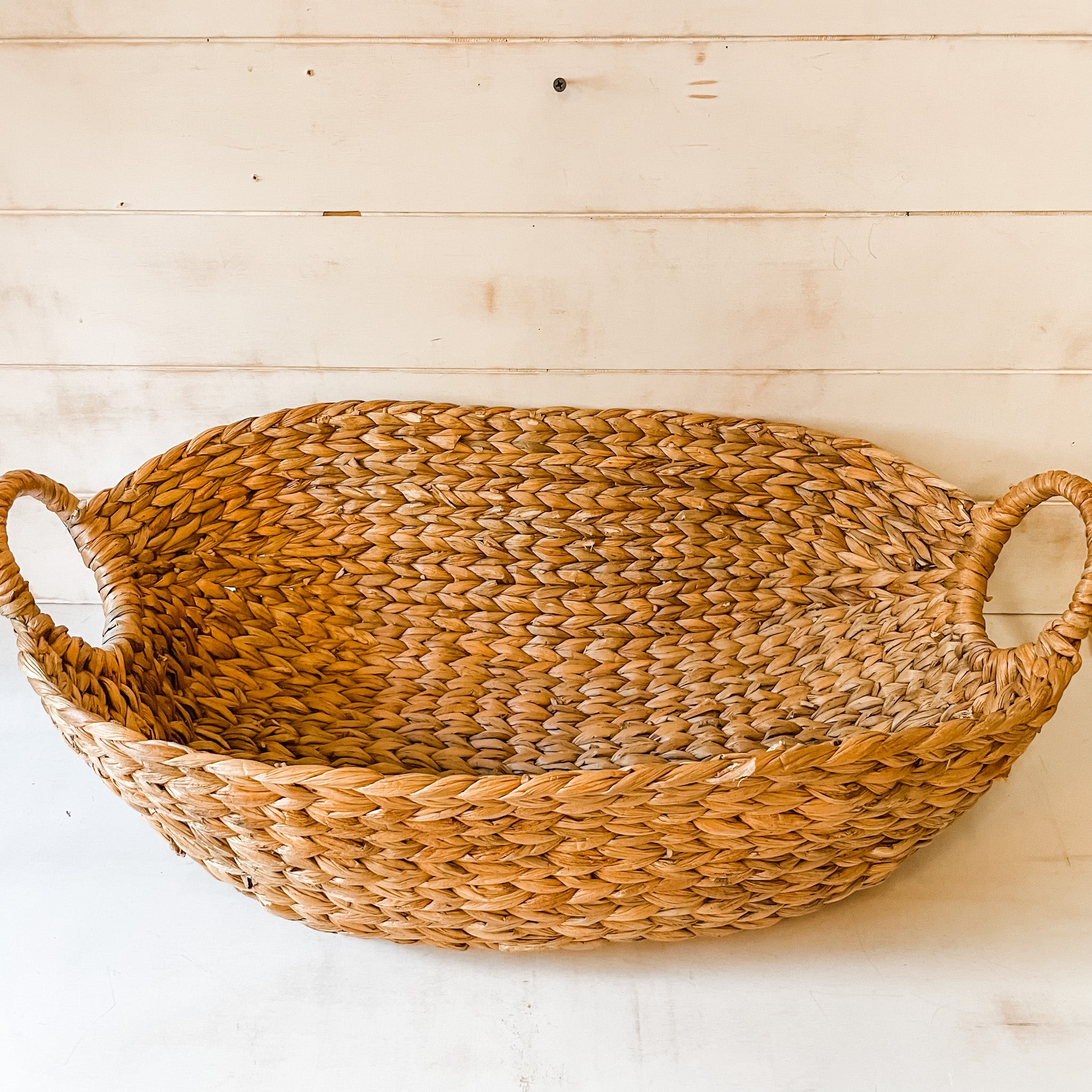 Hand Woven Water Hyacinth Baskets