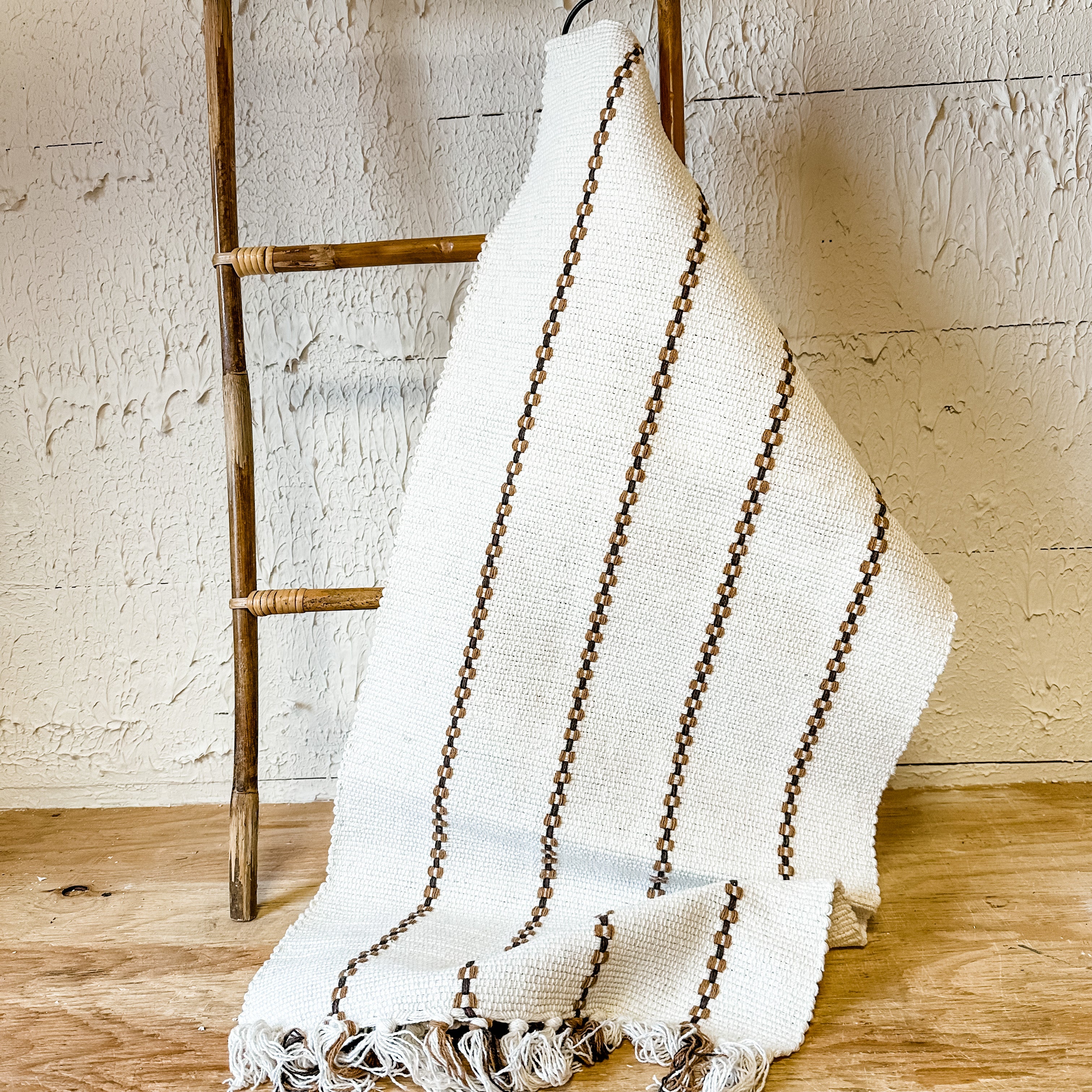 Tan Striped Runner