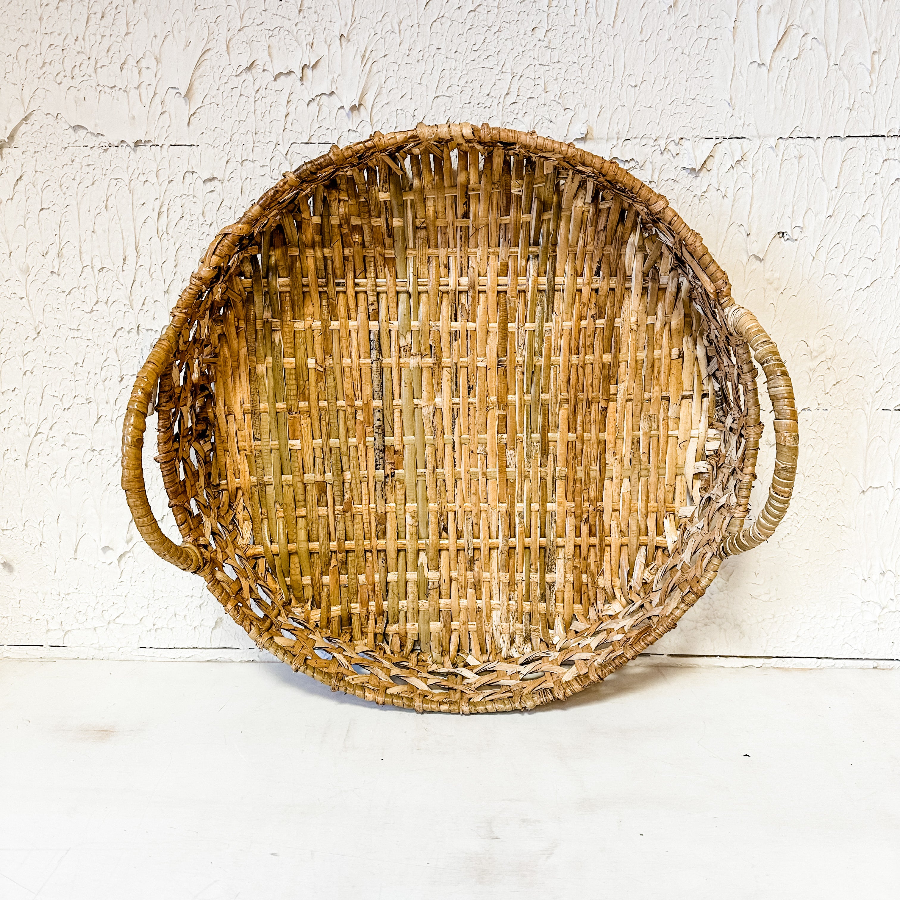 Round Woven Handled Baskets
